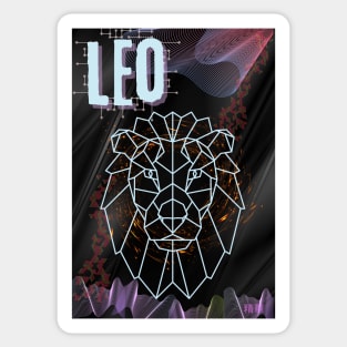 LEO ZODIAC SIGN Sticker